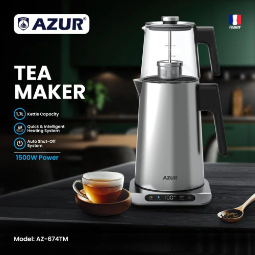 چایساز روهمی برندآزور AZURمدل AZ-674T ساخت فرانسه با گارانتی اصالت و سلامت کالا