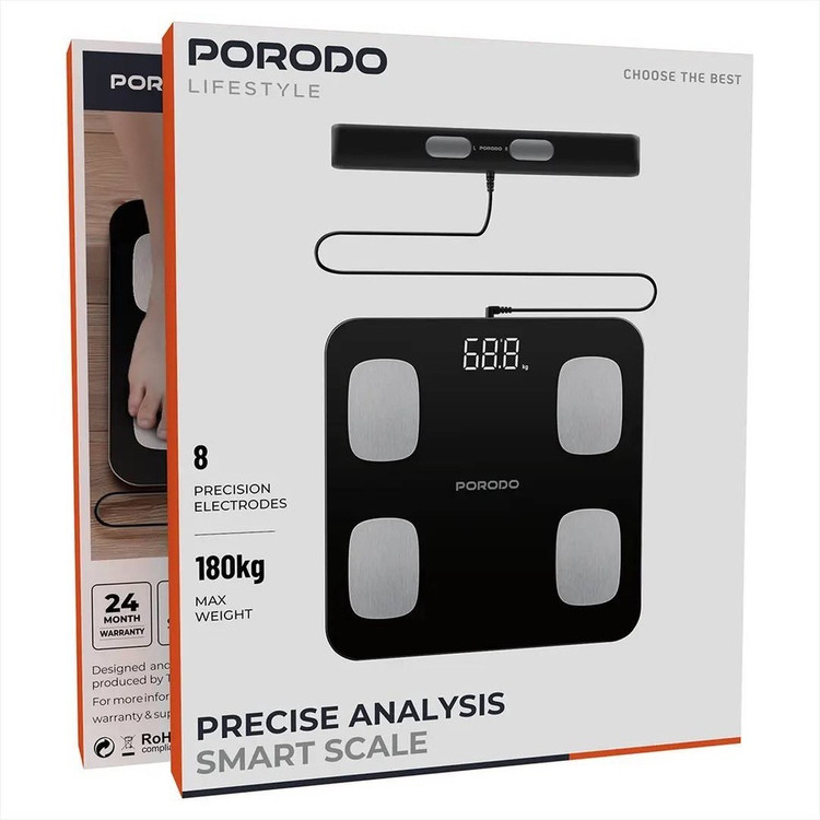 ترازو و آنالیزور هوشمند بدن Porodo مدل PDLFS