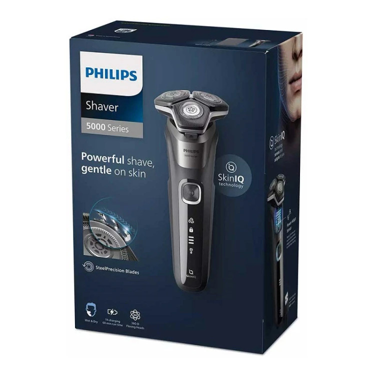 ماشین اصلاح موی صورت فیلیپس مدل SHAVER 5000 Series با تیغههای کربن استیل