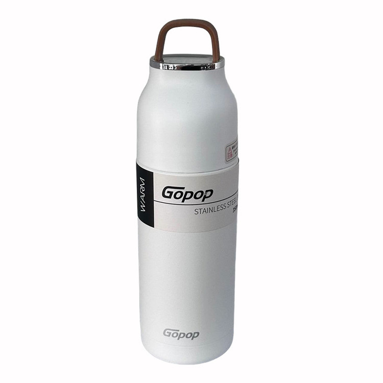 فلاسک استیل برند GOPOP کد PQC-9019 رنگ سفید