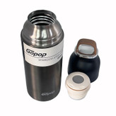 فلاسک استیل برند GOPOP کد PQC-9019 رنگ استیل