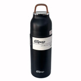 فلاسک استیل برند GOPOP کد PQC-9019 رنگ مشکی